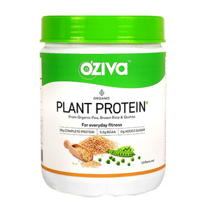 OZiva Organic Plant Protein For Everyday Fitness 500 gm
