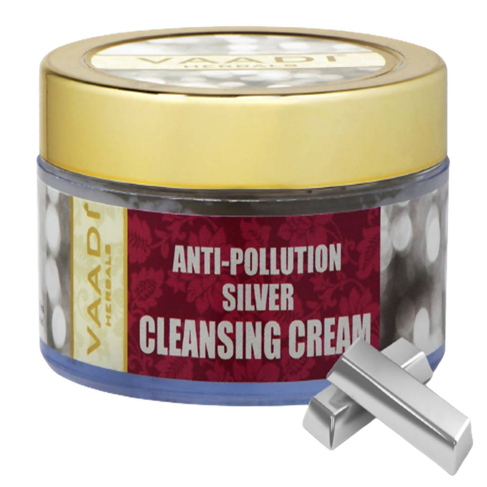 Vaadi Herbals Anti-Pollution Silver Cleansing Cream - Distacart