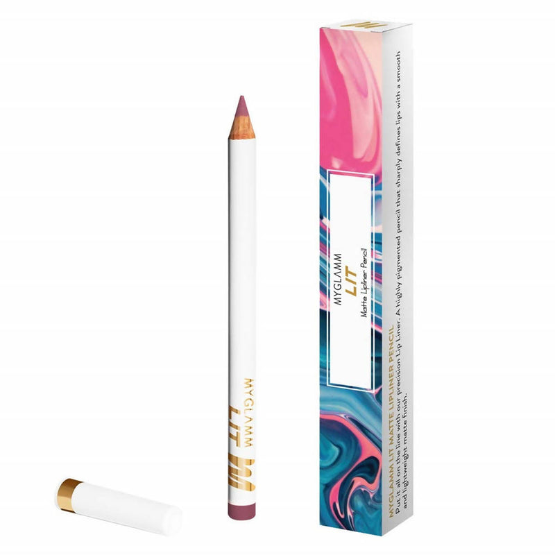 Myglamm LIT Matte Lip Liner Pencil - Sass (1.14 Gm) - Distacart