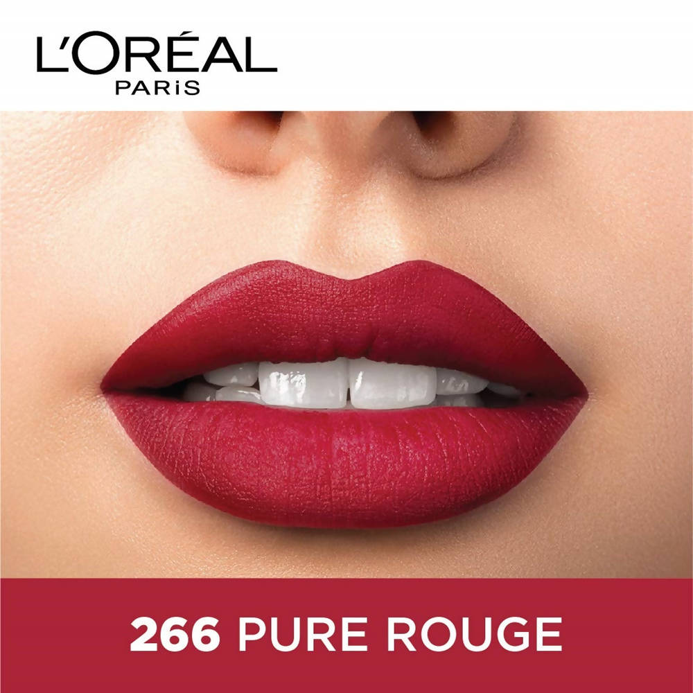 L'Oreal Paris Color Riche Moist Matte Lipstick - 266 Pure Rouge - Distacart