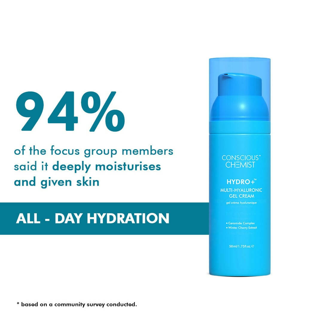 Conscious Chemist Hydro Multi-Hyaluronic Gel Cream - Distacart