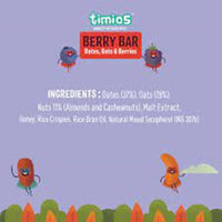Thumbnail for Timios Berry Bar - Dates Oats & Berries - Distacart