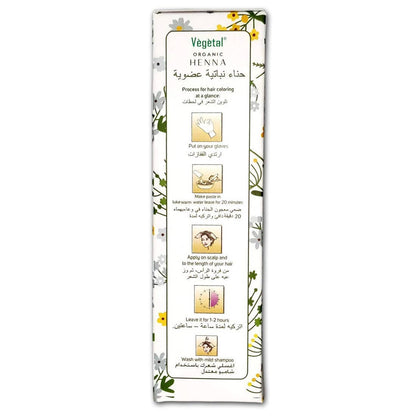 Vegetal Organic Henna Powder For Hair - Distacart