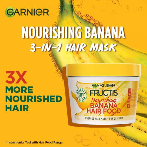 Garnier Fructis Hair Food Nourishing Banana Mask - Distacart