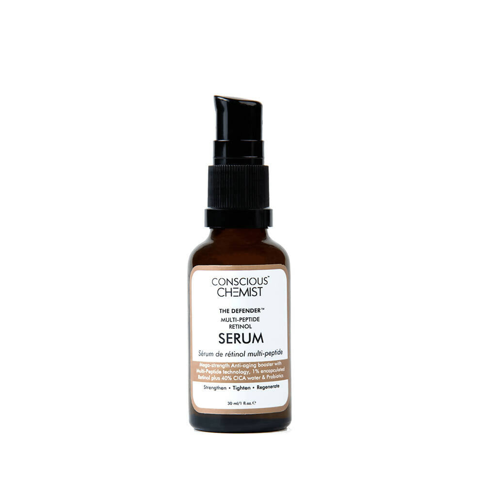 Conscious Chemist The Defender Multi-Peptide Retinol Serum - Distacart