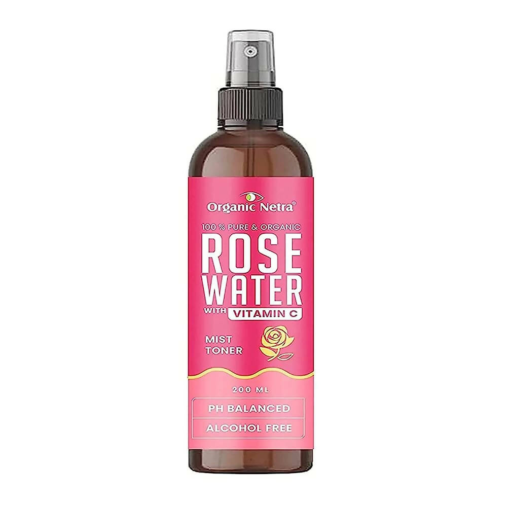 Organic Netra Rose Water with Vitamin C - Distacart