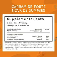 Thumbnail for Carbamide Forte Vitamin D3 K2 B12 - Gummies - Distacart