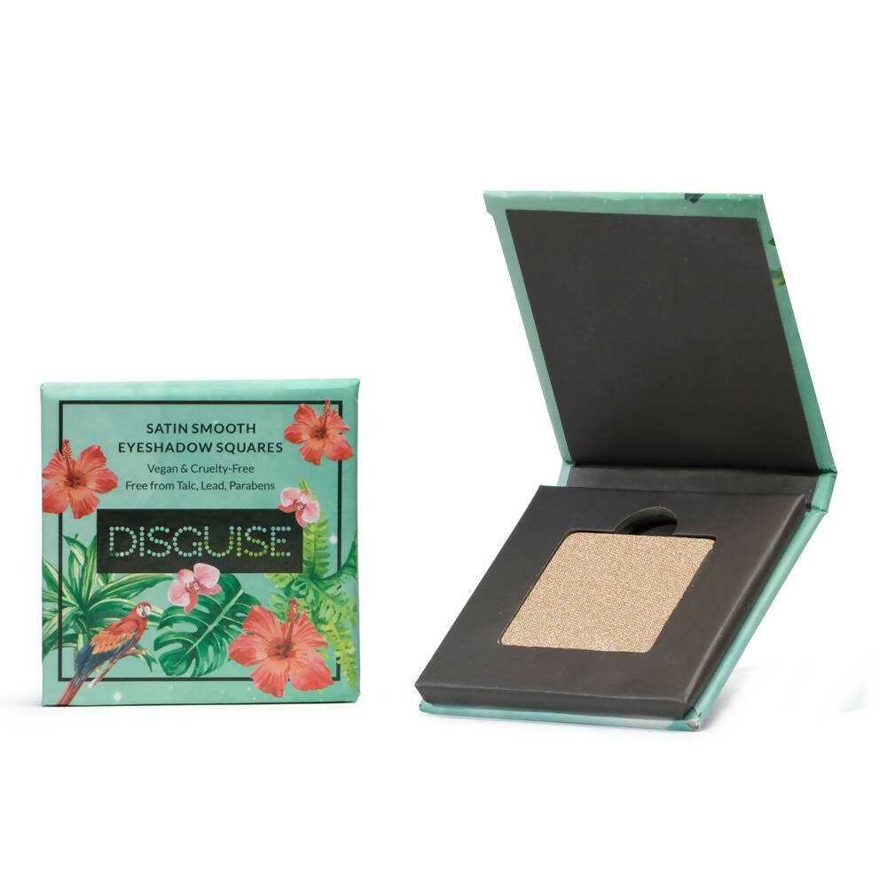 Disguise Satin Smooth Eyeshadow Squares - Frosted Cream Cashew 201 - Distacart