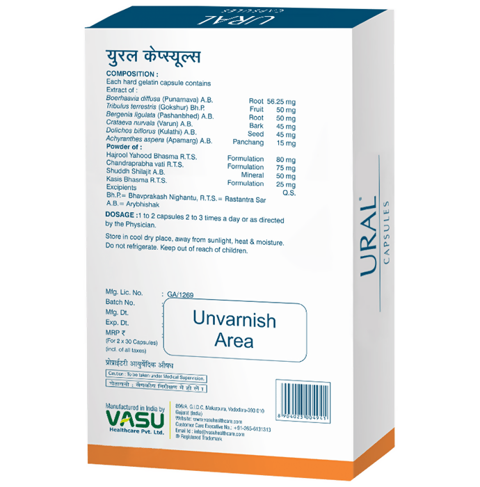 Vasu Healthcare Ural Capsules - Distacart