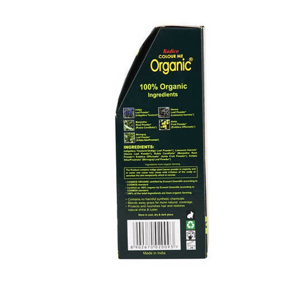Radico Organic Hair Colour-Soft Black - Distacart