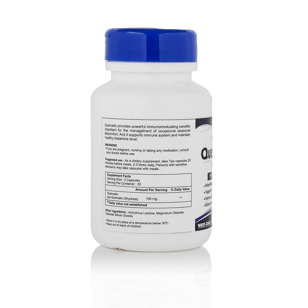 Healthvit Quercetin 100mg Capsules - Distacart