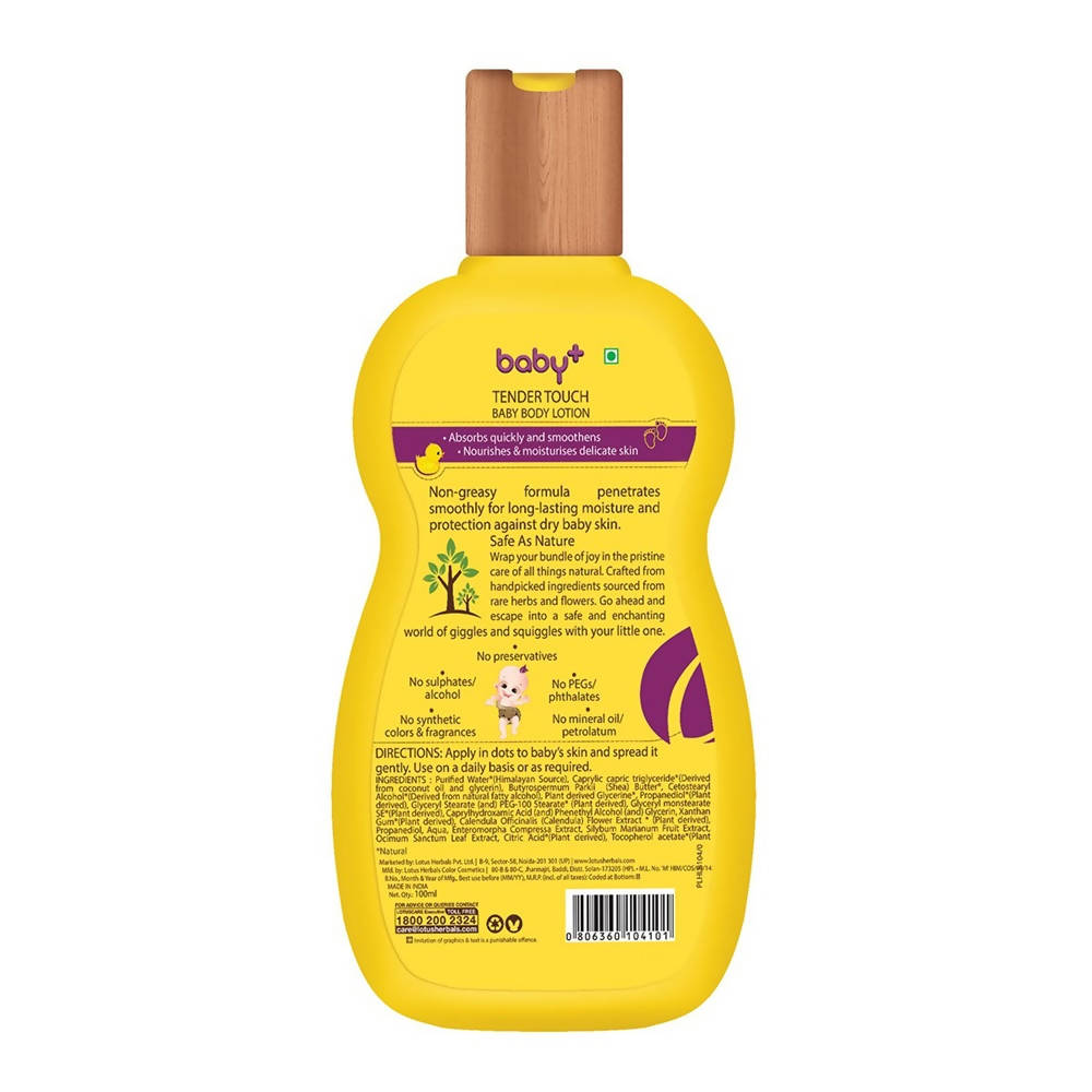 Lotus Herbals Baby+ Tender Touch Baby Body Lotion - Distacart