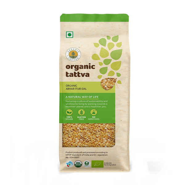Organic Tattva Arhar (Tur) Dal