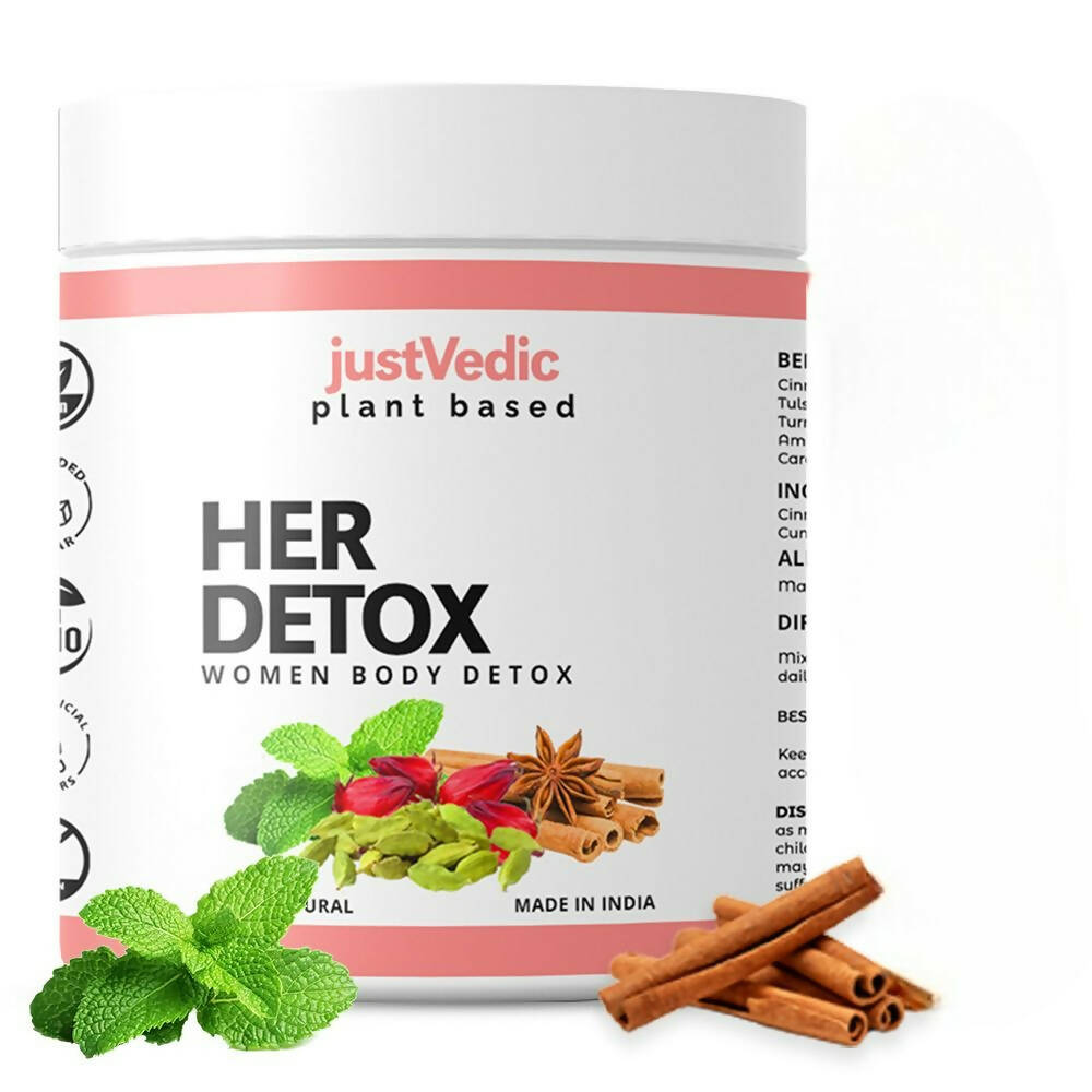 Just Vedic Her Detox Drink Mix - Distacart