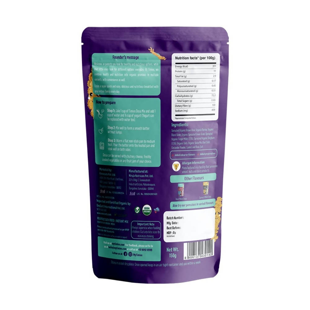 Organic Multi Millet Dosa Mix