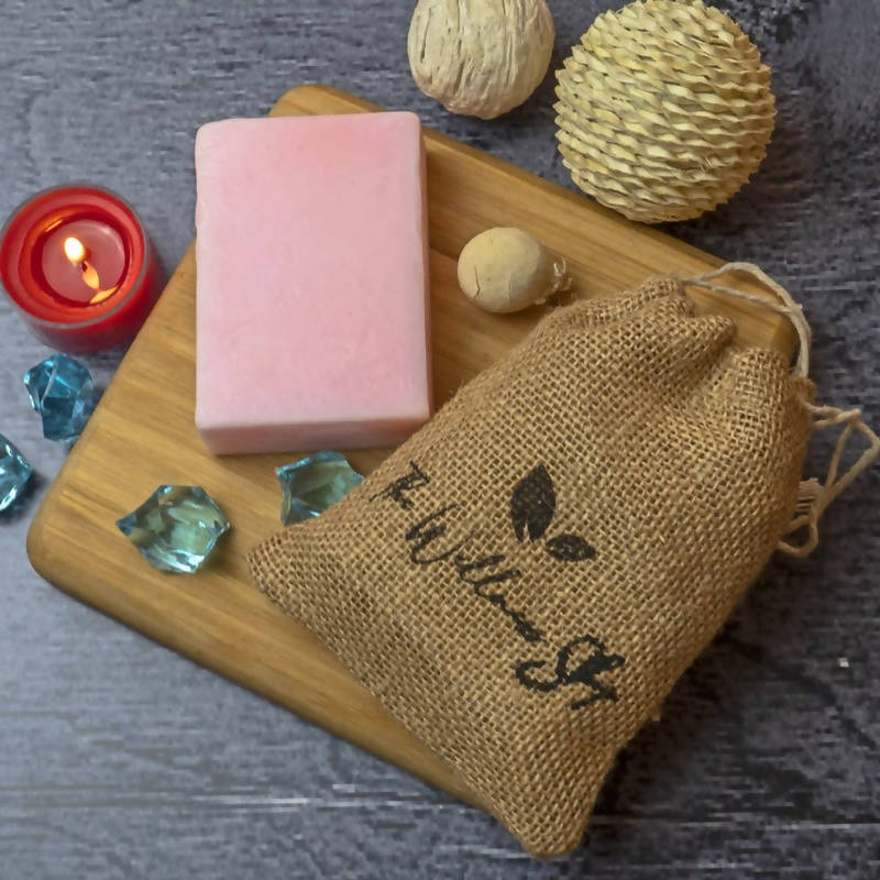 The Wellness Shop Rose Geranium And Saffron Rejuvenating Soap