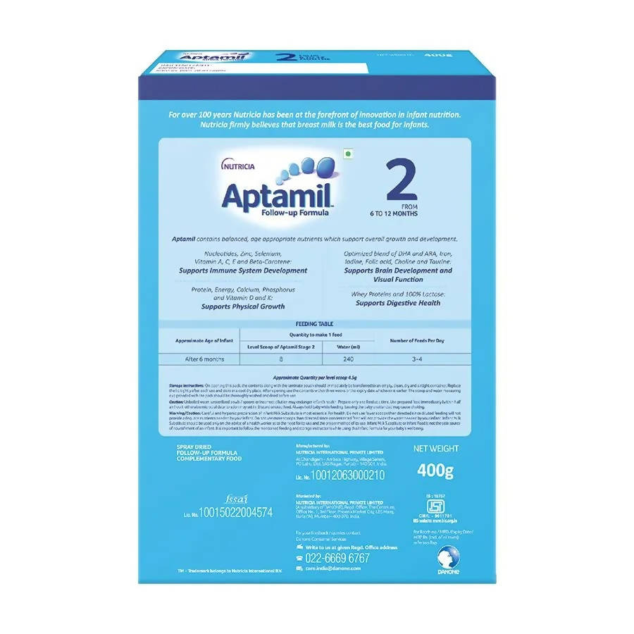 Aptamil Follow Up Infant Formula Powder (6 to 12 Months)