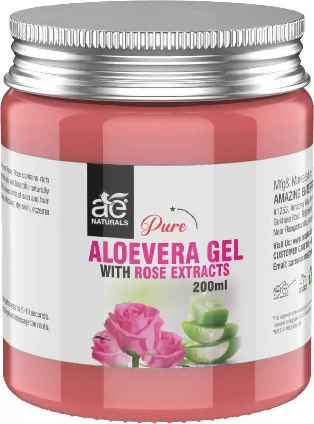 Ae Naturals Pure Aloevera Gel With Rose Extracts
