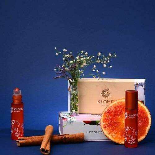 Klome Essentials Orange & Cinnamon Mimosa Lip Oil - Distacart