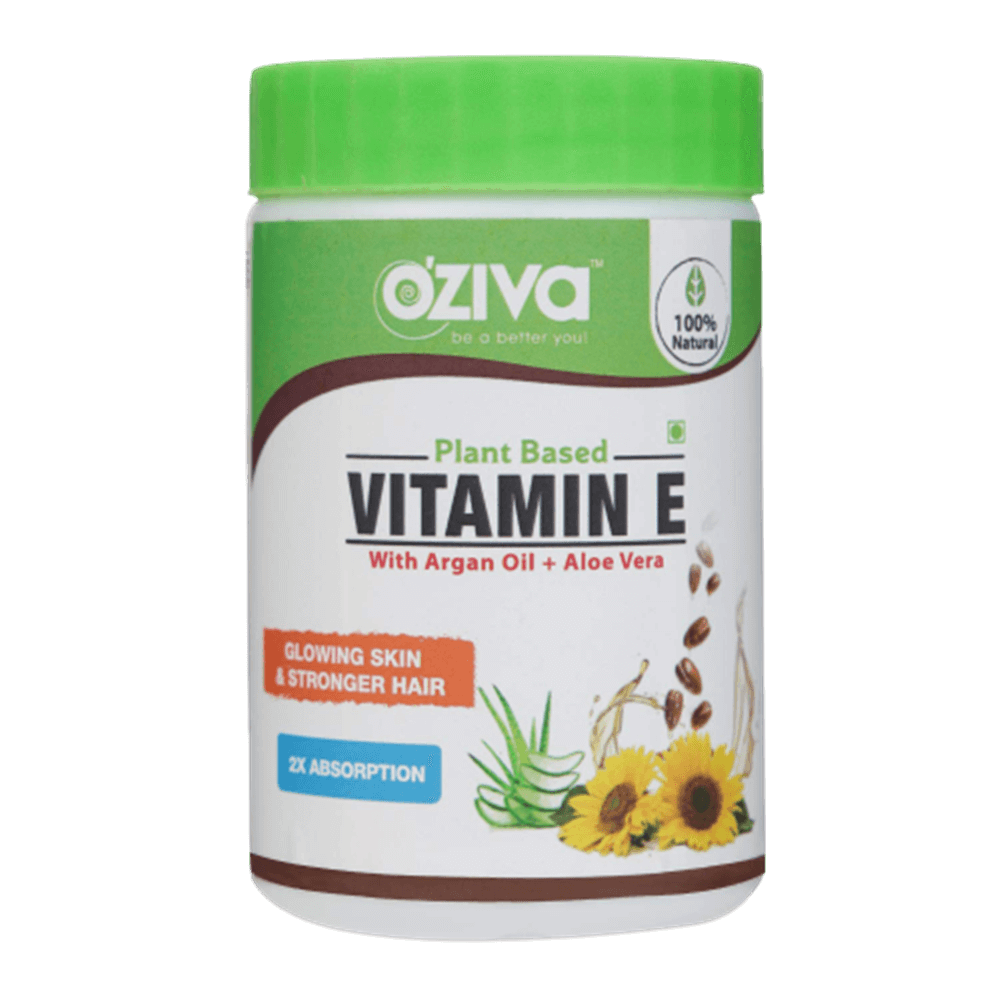 OZiva Plant Based Natural Vitamin E (With Argan oil + Aloe vera)