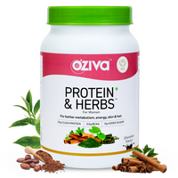 Thumbnail for OZiva Protein Herbs For Women chocolate 31 serving