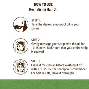 Soultree Revitalising Hair Oil with Aamla & Brahmi How To Use