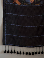 Thumbnail for Suta Black Floral Pure Cotton Saree - Distacart
