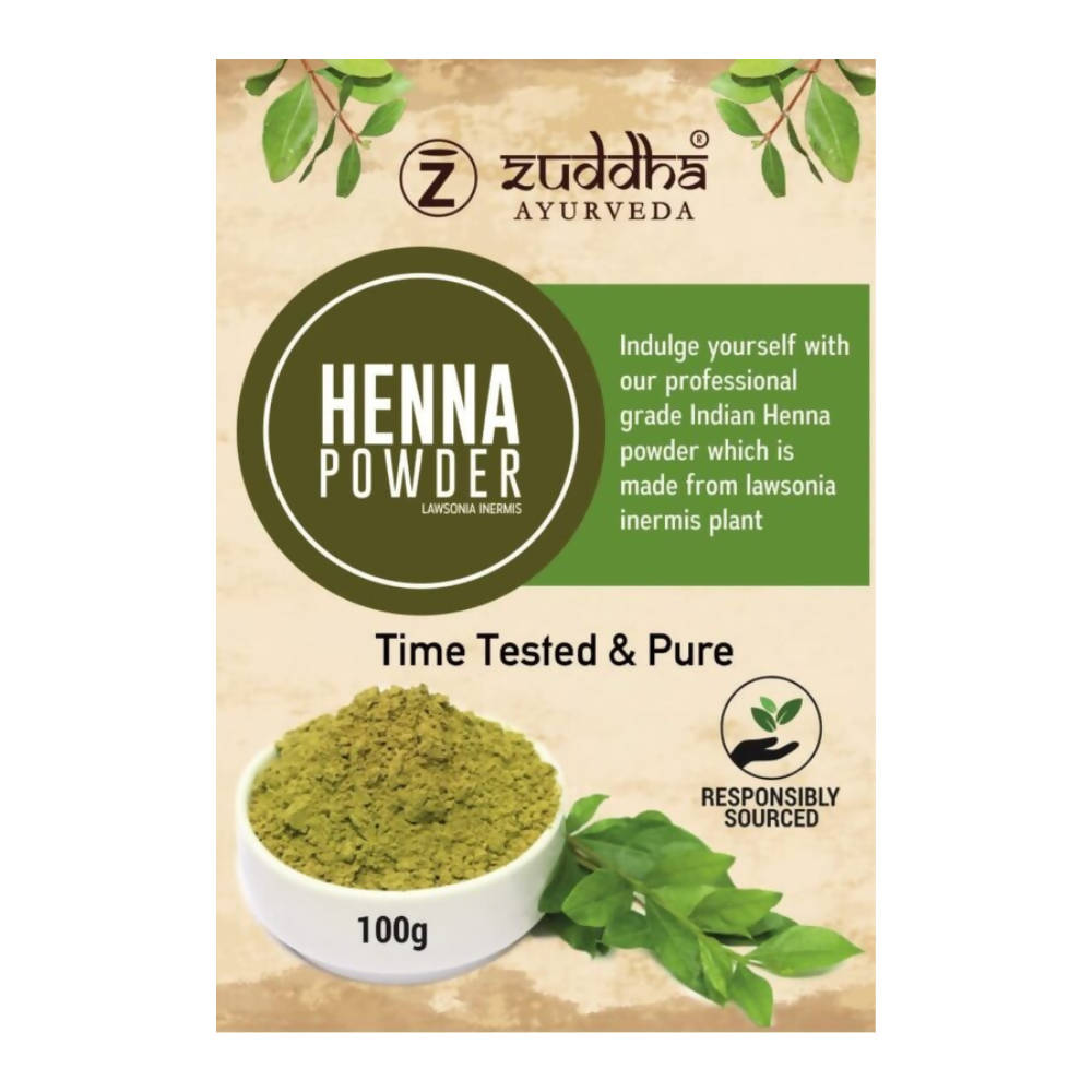 Zuddha Ayurveda Henna Powder - Distacart