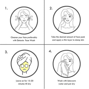 Detoxie Anti-Fatigue & Anti-Pollution Glow Restore Face Pack - Distacart