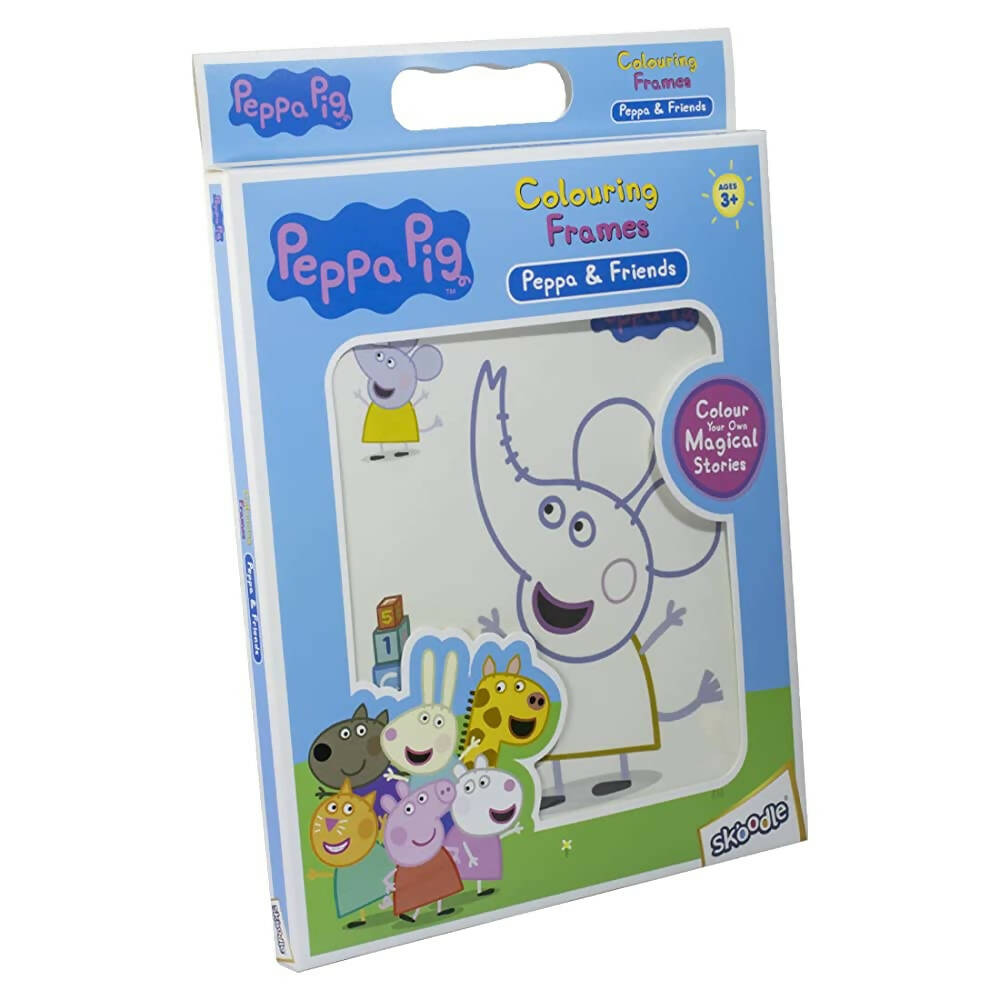 Skoodle Peppa & Friends Coloring Frames - Distacart