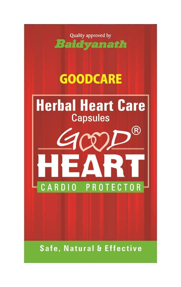 Goodcare Herbal Heart Care Good Heart Cardio Protector Capsules - Distacart