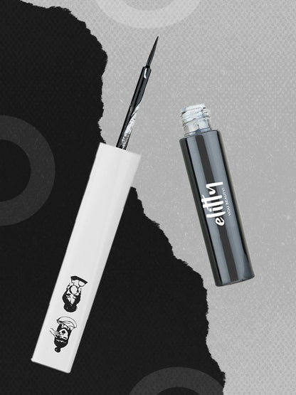Elitty Black Pop Color Matte Finish Liquid Eyeliner - Dark Matter-Black - Distacart