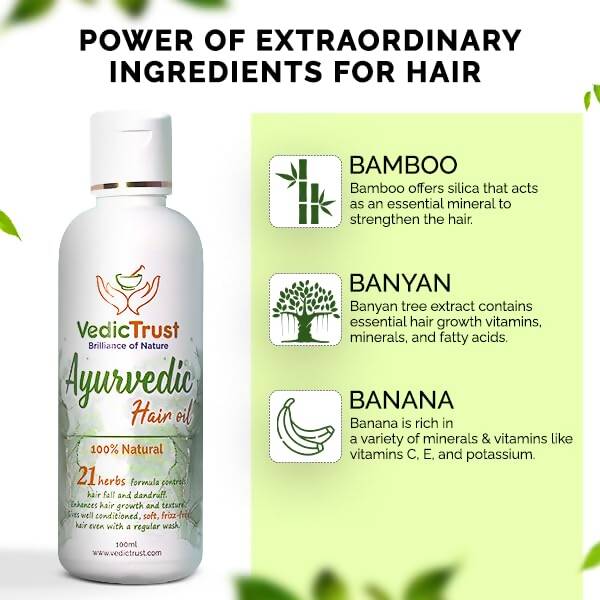 VedicTrust Ayurvedic Hair Oil - Distacart