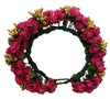 Pink & Gold Flower Gajra