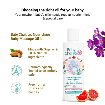 BabyChakra Nourishing Baby Massage Oil - Distacart
