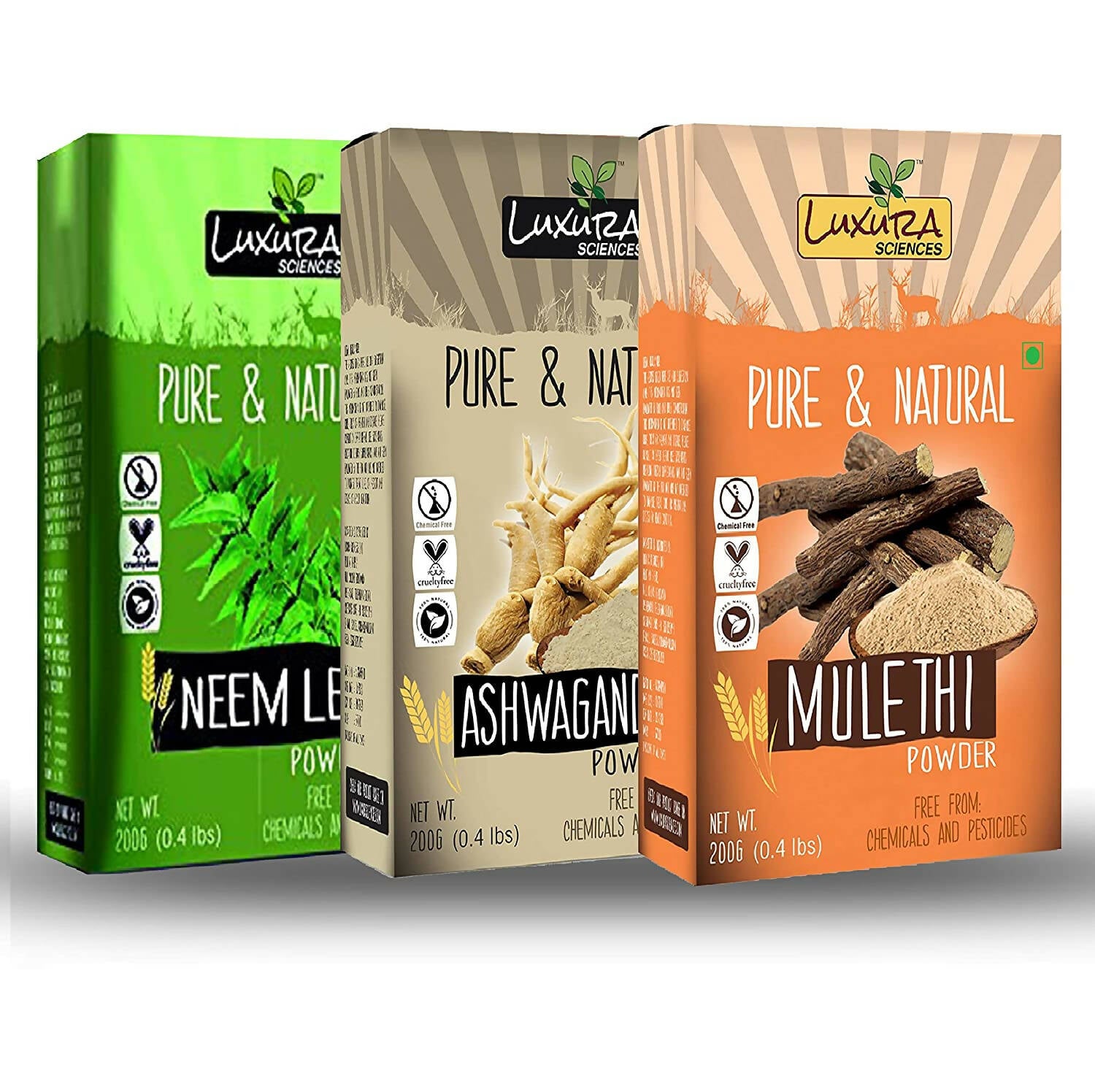 Luxura Sciences Natural Skin Care for Anti Acne - Neem + Ashwagandha + Mulethi - Distacart