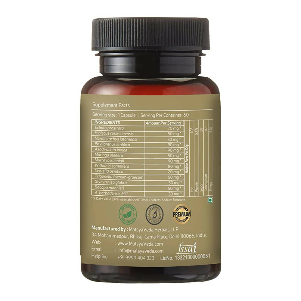 Matsya Veda Hair XL Capsules - Distacart