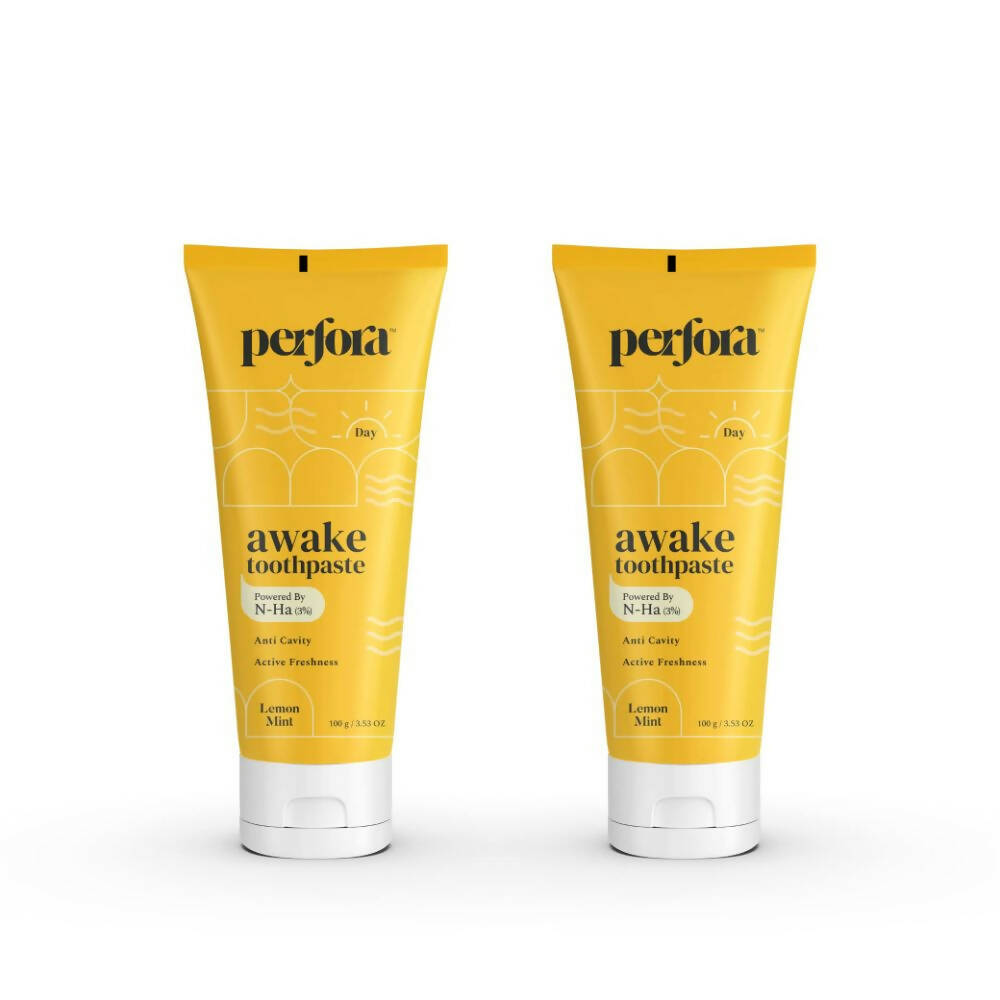 Perfora Awake Toothpaste Lemon Mint - Distacart