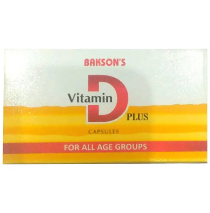 Buy Bakson's Homeopathy Vitamin D Plus Capsules Online at Best Price