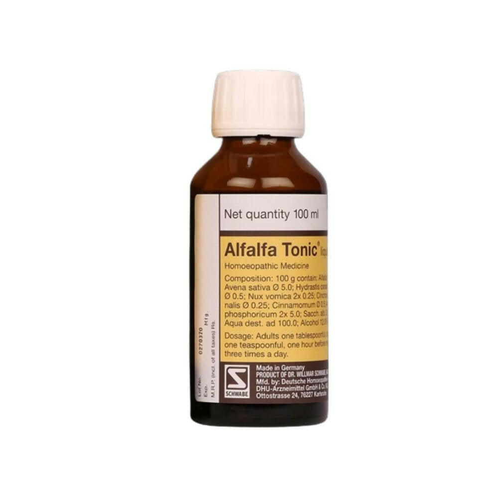 Dr. Willmar Schwabe India Schwabe Germany Alfalfa Tonic - Distacart