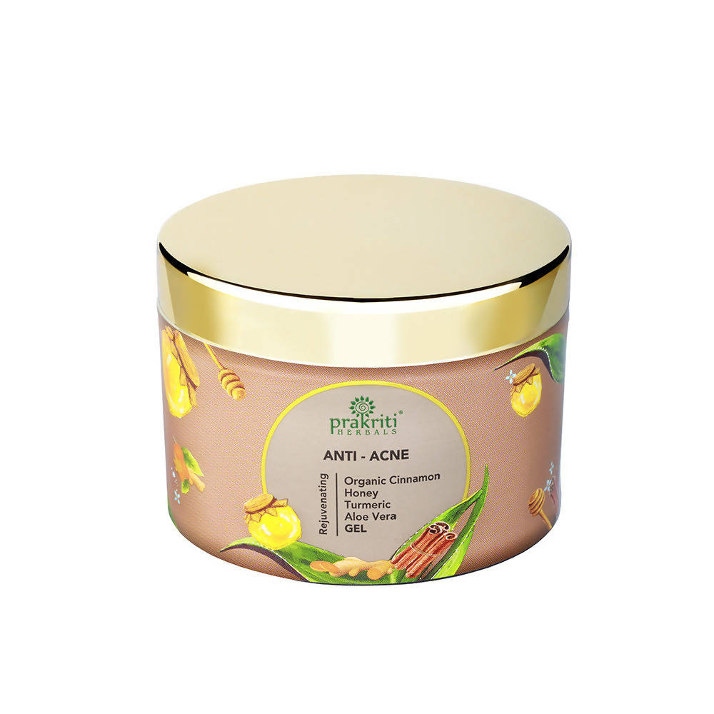 Prakriti Herbals Anti-Acne Organic Cinnamon Honey Turmeric Aloevera Gel