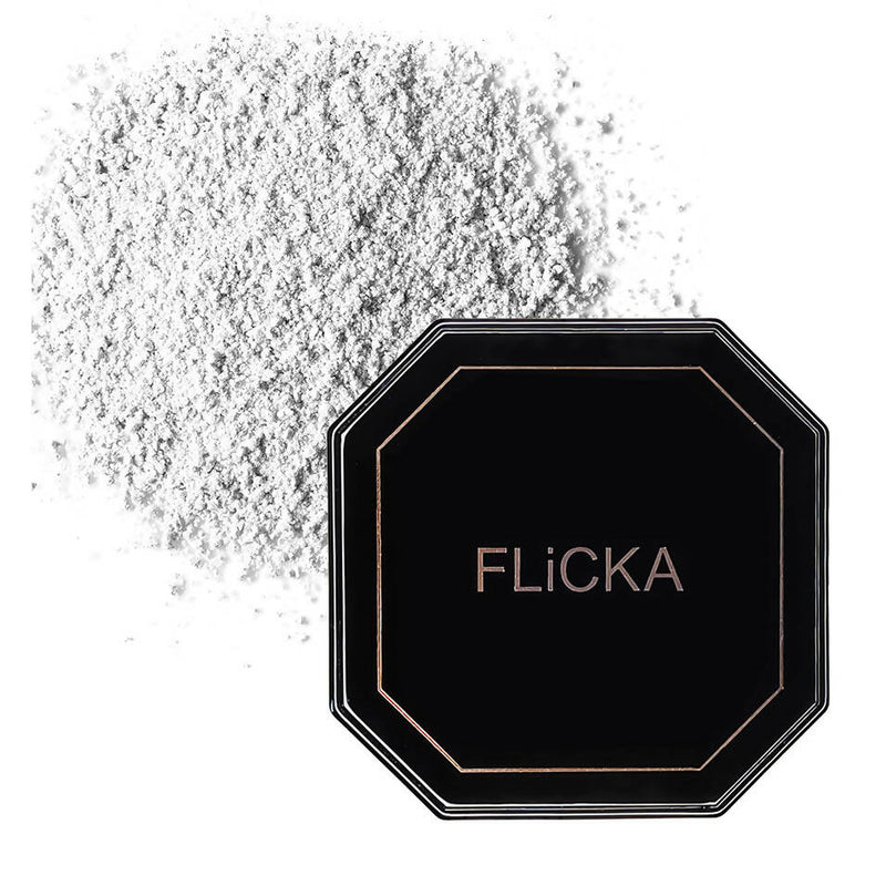 Flicka Dust It Off Loose Powder - White - Distacart