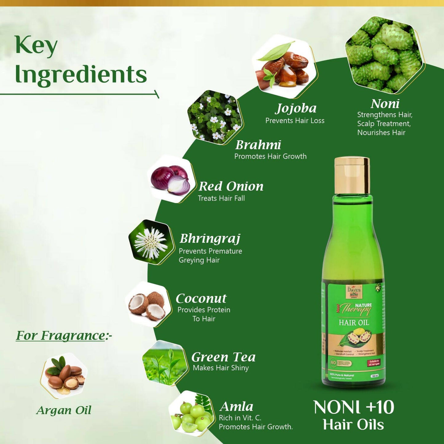 The Dave's Noni Nature Therapy Hair Oil - Distacart
