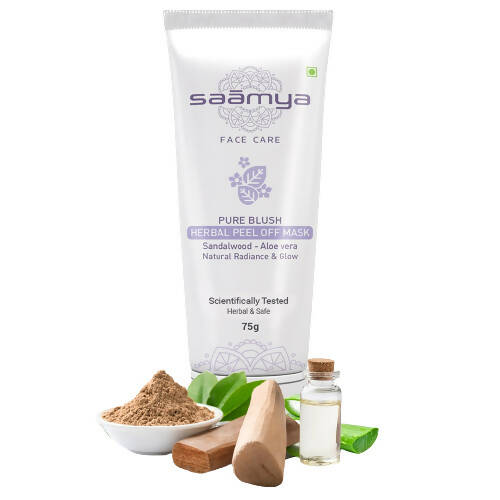 Saamya Pure Blush Herbal Peel Off Mask - Distacart