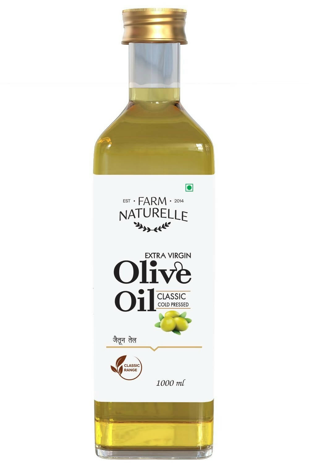 Farm Naturelle Extra Virgin Olive Oil 100% Pure, Natural Extra-Virgin Oil - Distacart