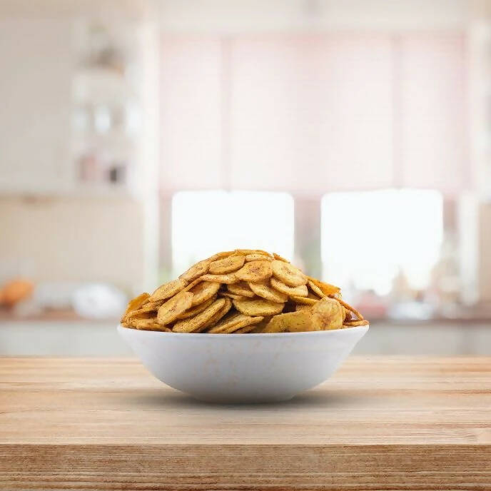 Home D'elite Black Pepper Banana Chips (Round) - Distacart
