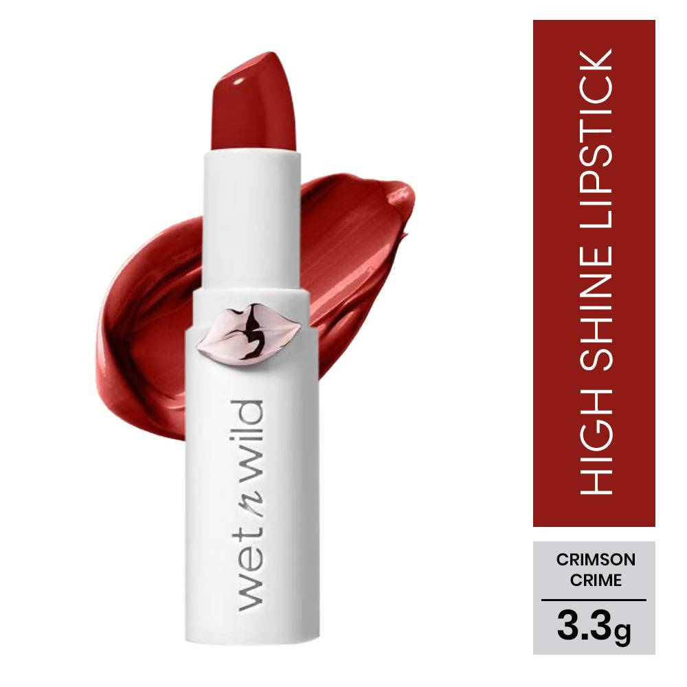 Wet n Wild MegaLast High-Shine Lipstick - Crimson Crime - Distacart