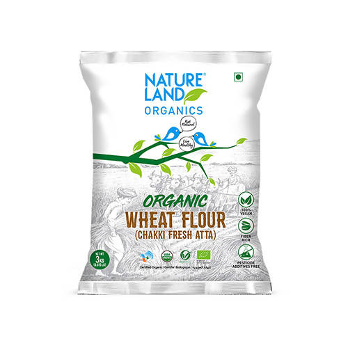 Nature Land Organics Whole Wheat Flour - Distacart
