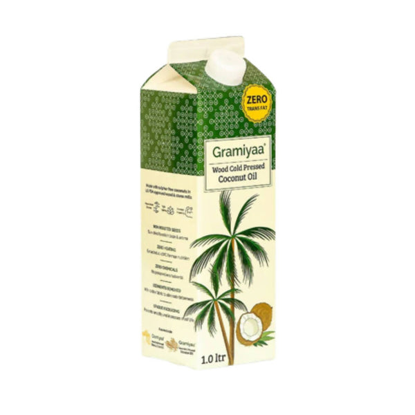 Gramiyaa Wood Cold Pressed Coconut Oil - Distacart