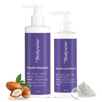BeBodywise Keratin Shampoo and Conditioner - Distacart